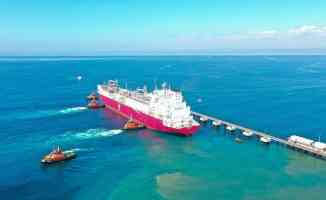 Türkiye'nin ilk yüzer LNG depolama ve gazlaştırma gemisi Ertuğrul Gazi Türkiye'ye ulaştı