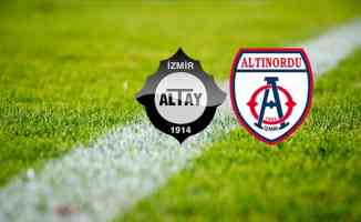 Altınordu ile Altay, Süper Lig için yarın İstanbul&#039;da karşılaşacak