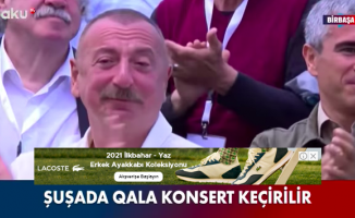 İlham Aliyev, Şuşa&#039;da babası Haydar Aliyev&#039;in sesini duyunca gözyaşlarını tutamadı