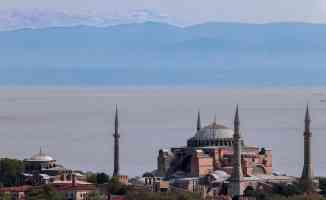 İstanbul&#039;dan Uludağ manzarası bir yıl sonra tekrar görüldü
