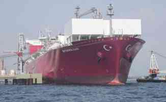 Türkiye&#039;nin ilk doğal gaz depolama gemisi Ertuğrul Gazi hizmete girdi