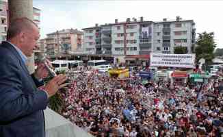 Cumhurbaşkanı Erdoğan: Arhavi&#039;de hasar tespit çalışmaları sürüyor, hak sahiplerine ödemeler en kısa zamanda yapılacak