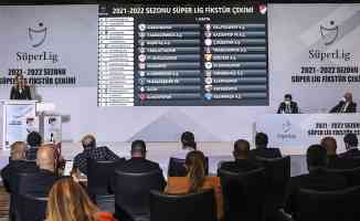 Süper Lig&#039;de 2021-2022 sezonunun fikstür çekimi yapıldı