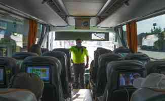 Adana&#039;da şehirler arası yolcu otobüsleri denetlendi