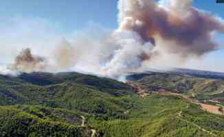 İHA&#039;ların tespit ettiği orman yangınları, helikopter ve uçakların müdahalesiyle kontrol altına alındı