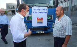 Zeytinburnu&#039;ndan sel felaketinin yaşandığı Kastamonu&#039;ya yardım tırı gönderildi