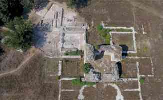 Edirne Sarayı&#039;ndaki caminin kalıntılarına ulaşıldı