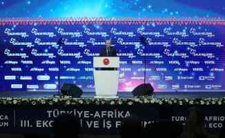 Cumhurbaşkanı Erdoğan: Türk iş dünyasının yatırımlarından Afrikalılar da istifade ediyor
