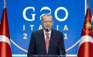 Cumhurbaşkanı Erdoğan G20&#039;de yoğun diplomasi trafiği yürüttü