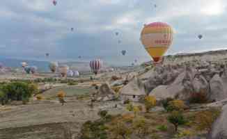 Kapadokya'yı 10 ayda 2 milyona yakın turist ziyaret etti