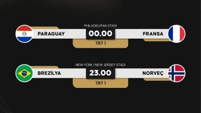 2026 FIFA D&uuml;nya Kupası son 16 turunda yarın 2 ma&ccedil; oynanacak