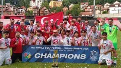 23 Yaş Altı İşitme Engelliler Futbol Milli Takımı, d&uuml;nya şampiyonu oldu