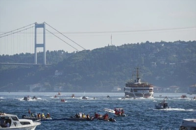 38. Boğazi&ccedil;i Kıtalararası Y&uuml;zme Yarışı başladı