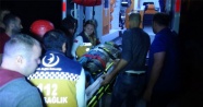 4 metreden inşaat alanına düşen kadın ağır yaralandı