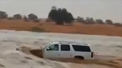 6 Arap &uuml;lkesinde fırtına ve sel uyarısı yapıldı