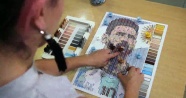 6 bin tokadan Messi portresi