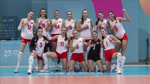 6. İslami Dayanışma Oyunları'nda Kadın Milli Voleybol Takımı, Tacikistan'ı 3-0 yendi