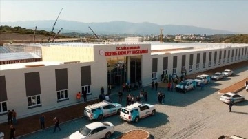 60 günde tamamlanan Defne Devlet Hastanesi hizmete açıldı