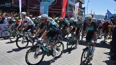 61. Cumhurbaşkanlığı T&uuml;rkiye Bisiklet Turu'nda Marmaris-Fethiye etabı başladı