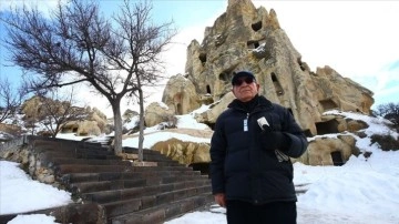 85 yaşındaki turist rehberi 27 yıldır Kapadokya'yı tanıtıyor