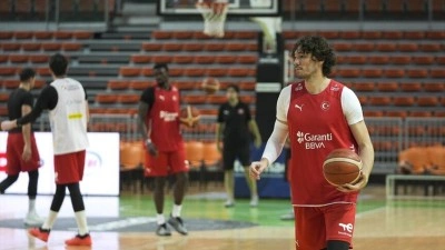 A Milli Erkek Basketbol Takımı, Bosna Hersek ma&ccedil;ı hazırlıklarını son antrenmanla tamamladı