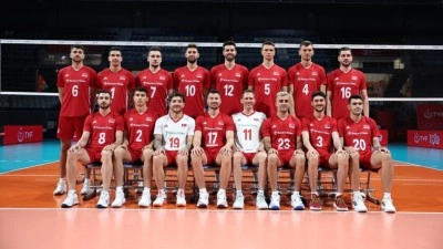 A Milli Erkek Voleybol Takımı ikinci ma&ccedil;ında Fransa'yı yendi