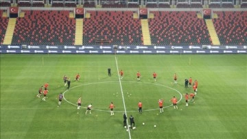 A Milli Futbol Takımı Çekya maçına hazır