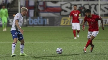 A Milli Futbol Takımı, Faroe Adaları'na 2-1 mağlup oldu