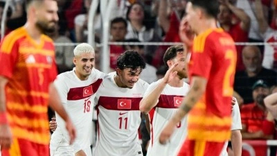 A Milli Futbol Takımı, hazırlık ma&ccedil;ında Kuzey Makedonya'yı 4 golle yendi