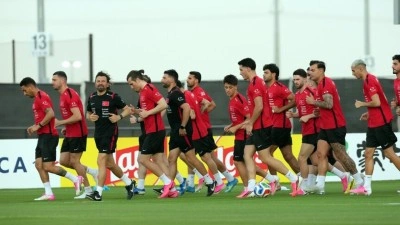 A Milli Futbol Takımı, Paraguay ma&ccedil;ının hazırlıklarını s&uuml;rd&uuml;rd&uuml;