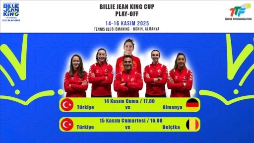 A Milli Kadın Tenis Takımı, Billie Jean King Kupası Dünya Grubu'nda mücadele edecek