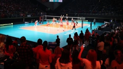 A Milli Kadın Voleybol Takımı, İtalya'ya 3-1 mağlup oldu