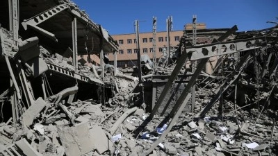 AA ekibi, ABD-İsrail'in hedef aldığı Tahran'daki Şerif Teknoloji &Uuml;niversitesi'ni g&ouml;r&uuml;