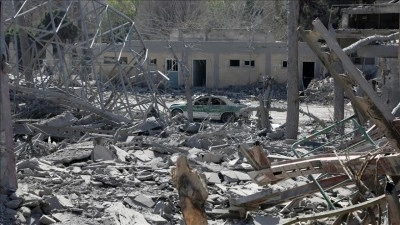AA ekibi, ABD-İsrail saldırısında hedef alınan T&uuml;rkmenistan Caddesi&rsquo;ni g&ouml;r&uuml;nt&uuml;ledi