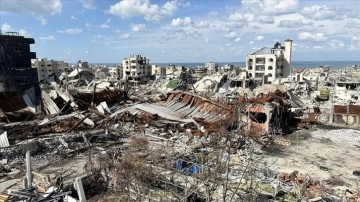 İsrail ordusunun Gazze’de çekildiği bölgelerde bıraktığı korkunç yıkım böyle görüntülendi