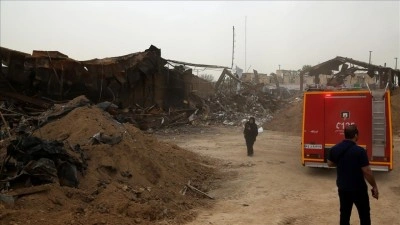 Tahran&rsquo;a y&ouml;nelik saldırılarda hasar g&ouml;ren Dil Aram Psikiyatri Hastanesi g&ouml;r&uuml;nt&uuml;lendi