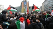 AB&#039;nin kalbinde Filistinlilerle dayanışma gösterisi