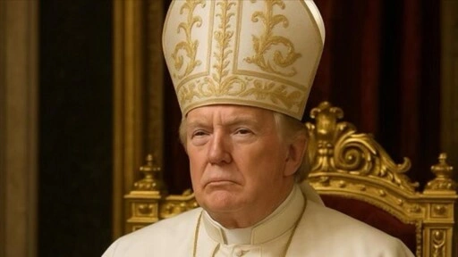 ABD Başkanı Trump'ın resmi hesabından kendisini Papa olarak gösteren fotoğraf paylaşıldı