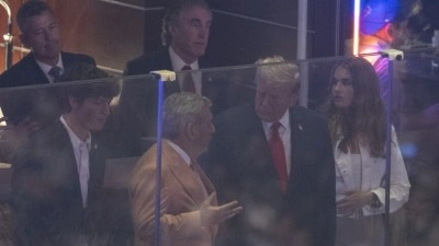 ABD Başkanı Trump, New York'taki NBA final ma&ccedil;ında seyirciler tarafından yuhalandı
