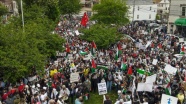 ABD&#039;de Filistinlilere yaptığı saldırılardan dolayı, İsrail&#039;e karşı protestolar devam etti