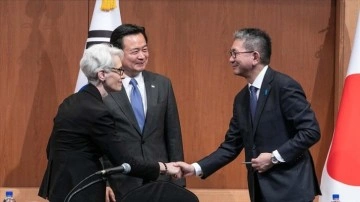 ABD, Japonya ve Güney Kore Dışişleri Bakan Yardımcıları Seul'de 'Kuzey Kore'yi görüşt