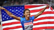 ABD'li Carter kadınlar 400 metre engellide dünya şampiyonu oldu