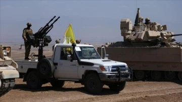 ABD ordusu ile PKK/YPG'li teröristler Kamışlı'da tatbikat yaptı