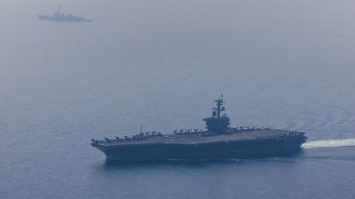 ABD u&ccedil;ak gemisi Abraham Lincoln'&uuml;n yerini alacak George Washington, Orta Doğu'ya ulaştı