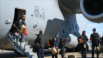ABD'nin Türkiye'ye gönderdiği arama kurtarma ekibi İncirlik'e ulaştı