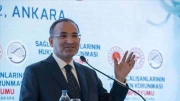 Adalet Bakanı Bozdağ, Sağlık Çalışanlarının Hukuken Korunması Sempozyumu'nda konuştu