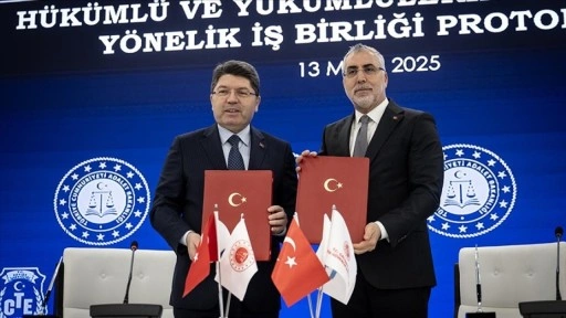 Adalet Bakanlığı ile Çalışma ve Sosyal Güvenlik Bakanlığı arasında hükümlü istihdamı protokolü