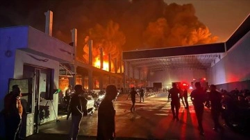 Adana'da motosiklet üretim tesisinde yangın çıktı