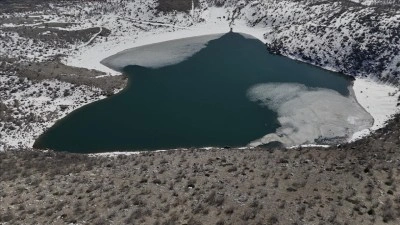 Adıyaman'da kuruma tehlikesi yaşayan S&uuml;l&uuml;kl&uuml; G&ouml;l yeniden doldu
