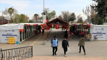 Adıyaman'da prefabrik çarşıya kura ile yerleşen esnaf müşterilerini bekliyor